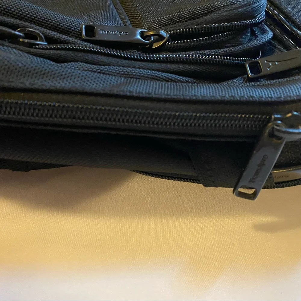 Men’s Black TravelPro Multifunctional Canvas Briefcase